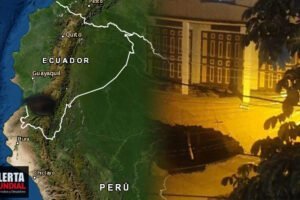 Pánico en Ecuador enorme socavón se traga una viviendas en Zaruma