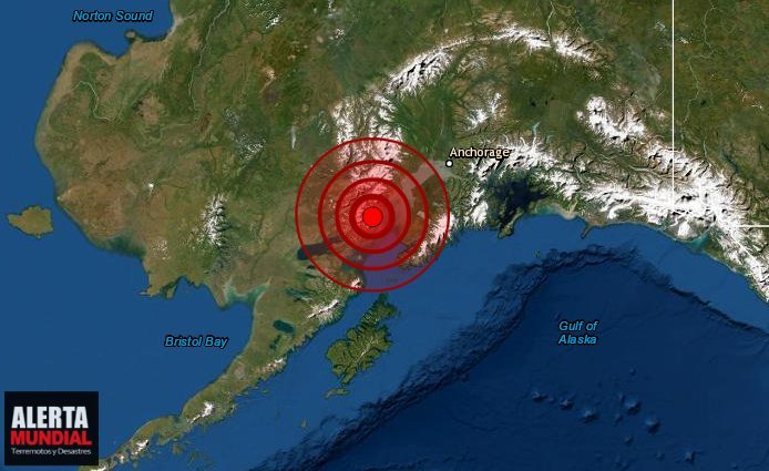 Sismo detectado en Alaska el martes 21 de diciembre del 2021, informa el Centro Sismológico Euromediterráneo (EMSC).