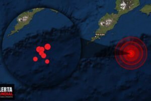 Al menos cuatro potentes sismos de magnitud 6.6, 5.4, 6.6 y 5.8 golpean en un lapso de dos horas las Islas Fox de Alaska
