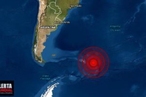 Un potente sismo sacude las Islas Sandwich del Sur