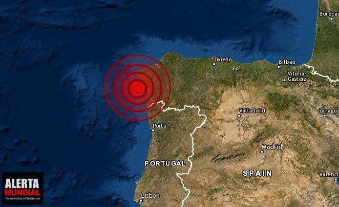 Varios sismos atípicos sacude las costas gallegas de España