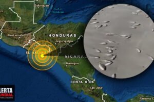 Hallan miles de peces muertos en la Playa El Espino, El Salvador