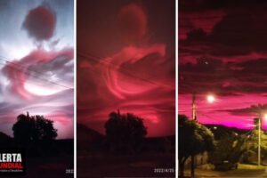 El cielo se tiñe de rojo como la sangre en Brasil ¡Así amaneció!