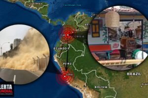 En 30 minutos 2 fuertes sismo sacude Lima, Perú y Cali, Colombia ¡Así se vivió!