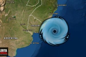 Un ciclón con características similares a las de un huracán amenaza Sudamérica