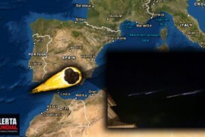 Ráfagas de bolas de fuego en el cielo de España causan pánico