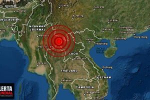 Un fuerte sismo sacude Myanmar frontera con Tailandia, China y Laos