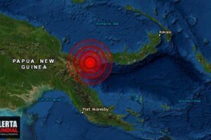 Sismo de magnitud 5.9 sacude a Papúa Nueva Guinea