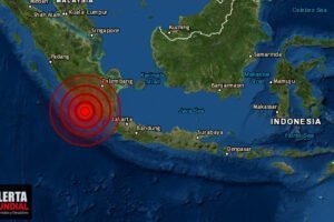 Sismo detectado en Sumatra, Indonesia, este martes 23 de agosto del 2022, informa el Servicio Geológico de los Estados Unidos (USGS).