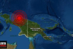 Dos fuerte sismos de magnitud 6.1 y 5.8 sacude Papúa de Indonesia