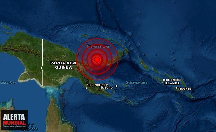 Sismo de magnitud 6.1 golpea la región de Nueva Bretaña, Papua Nueva Guinea - EMSC