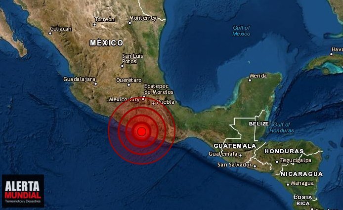 Sismo moderado golpea Guerrero, México ¡No es replica del Terremoto!