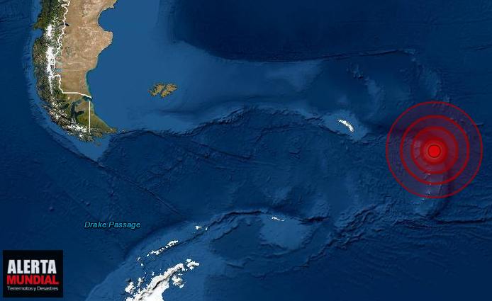 Fuerte sismo sacude las Islas Sandwich del sur - EMSC