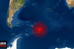 Fuerte sismo sacude las Islas Sandwich del Sur