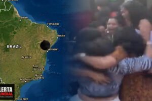 Se abre la Tierra sumidero se traga a un grupo de bailarinas en Brasil