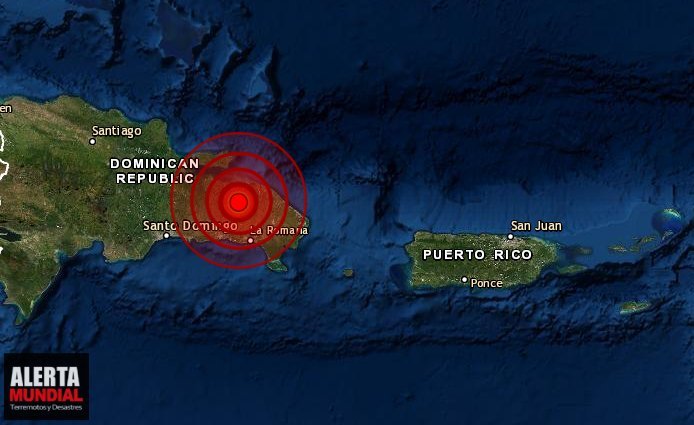 Un fuerte sismo sacude República Dominicana es sentido en algunas zonas de Puerto Rico