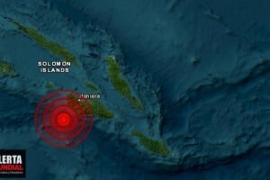 Alerta tsunami Fuerte terremoto superficial se registra en Las Islas Salomon