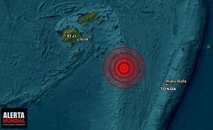 Fuerte terremoto en Fiji sin amenaza de tsunami
