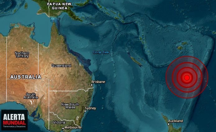 Triplete de Terremotos de magnitud de 6.6, 6.8 y 7.0 pero sin amenaza de tsunami golpea la región de Fiji