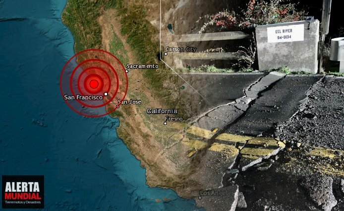 Al menos 70.000 personas sin electricidad, calles dañas, daños en viviendas tras terremoto en el norte de California