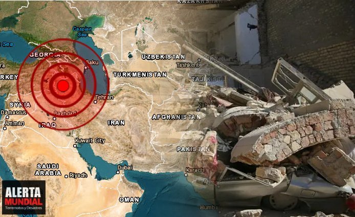 Al menos 120 heridos tras potente sismo en Irán tan lejos como Iraq, Turquía y Azerbaiyán