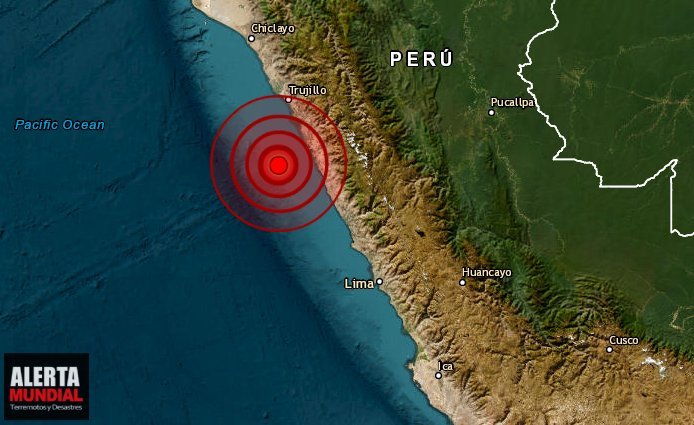 Fuerte temblor sacude el departamento de Ancash sentido hasta Trujillo