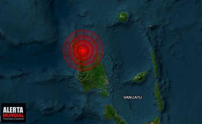 Se emite alerta de tsunami tras severo TERREMOTO de 7.0 magnitud registrado en poco tiempo en la nación del pacifico de Vanuatu