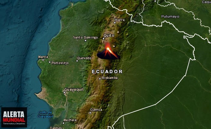 Actividad del volcán Cotopaxi pone en alerta a las autoridades de Ecuador