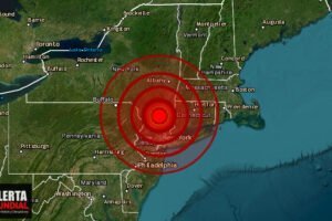 Los edificios se mueven tras un fuerte sismo raro en Nueva York