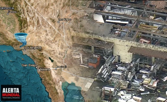 Los Ángeles golpeada por un tornado raro el más fuerte que ha azotado el condado desde 1983