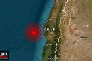 Sismo moderado frente a la costa de Araucania, Chile