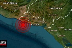 Sismo moderado sacude las aguas de El Salvador