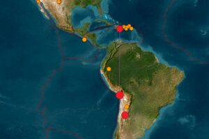 Sismos moderados sacuden República Dominicana, Perú y Argentina