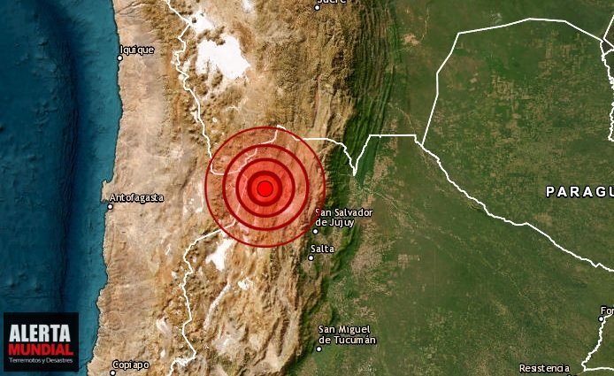 Terremoto profundo sacude el norte de Argentina tan lejos como Chile y Bolivia