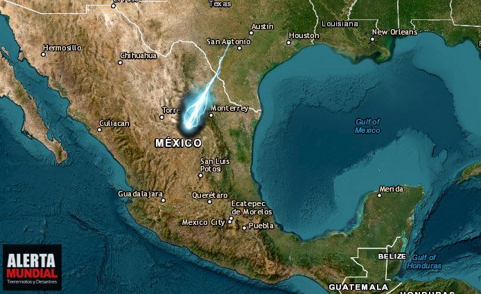 Avistan meteorito en Monterrey Un evento celeste sorprende a los habitantes de Nuevo León