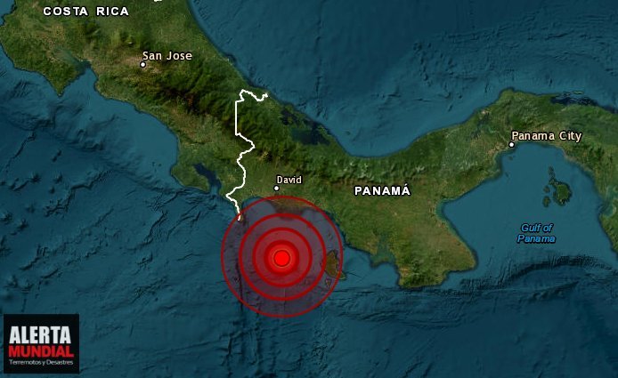 Sismo de magnitud 6.6 se registra en Panamá tan lejos como Costa Rica