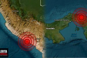 En un lapso de 1 minuto dos fuertes sismos estremece a Perú y Panamá
