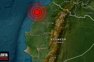 Fuerte sismo se registró en provincia costera de Esmeralda del Ecuador