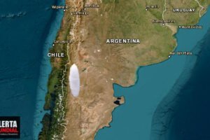 Misterioso fenómeno en Argentina extraño aro de luz blanco aparece de la nada