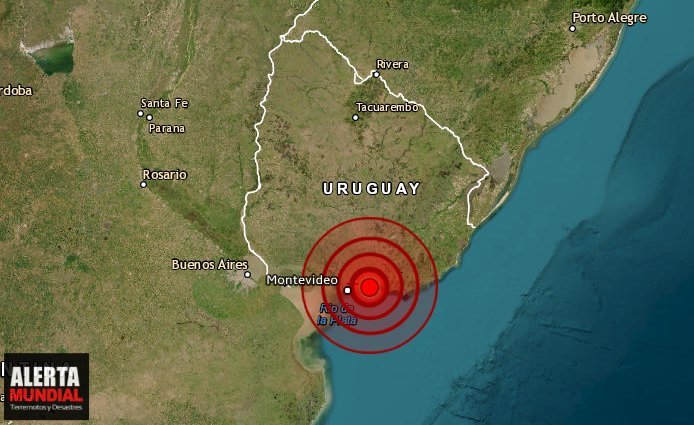 Uruguay Fuerte sismo inusual sacude Canelones se percibe hasta Montevideo