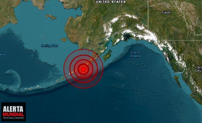 Fuerte sismo sacude Alaska de los Estados Unidos