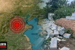 Varios heridos e inmuebles colapsados tras un poderoso sismo superficial registra en el noreste de China