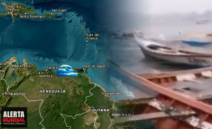 Venezuela El mar desaparece repentinamente en las islas de Margarita