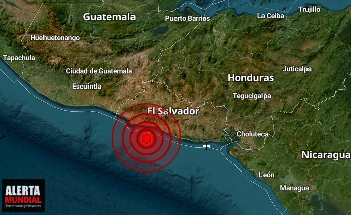 Fuerte sismo sacude gran parte de El Salvador