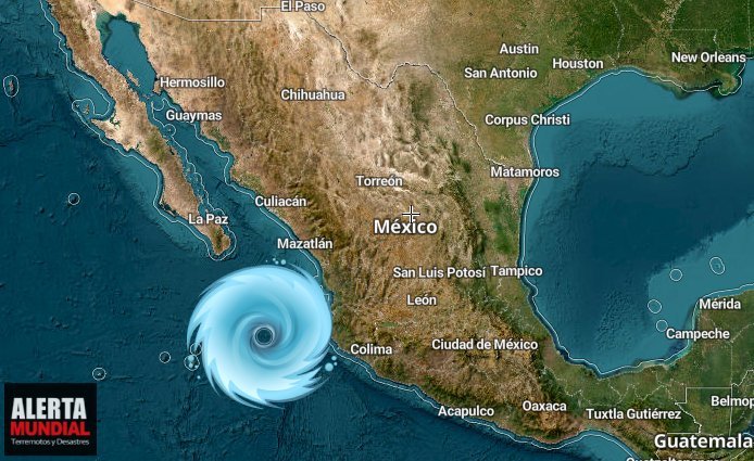 Huracán Norma es categoría 4 y se prevé un doble golpe en el norte de México