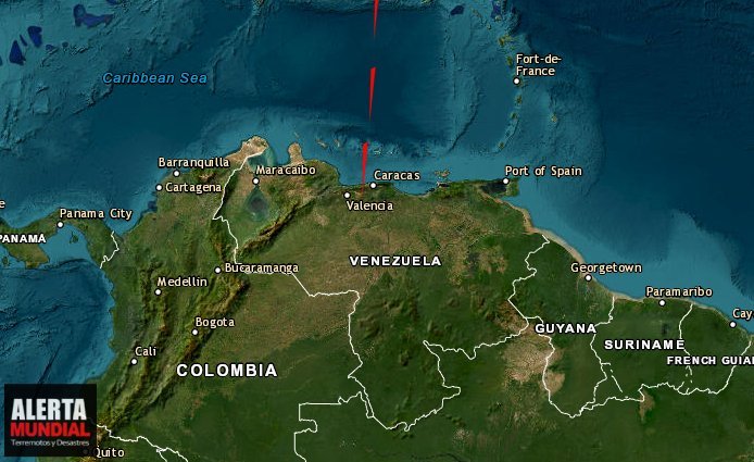 Misterioso rayo rojo, parecido a un láser, cae en Venezuela en medio de una poderosa tormenta