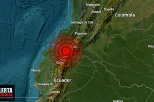 Sismo sentido fuerte en Ecuador hace poco..