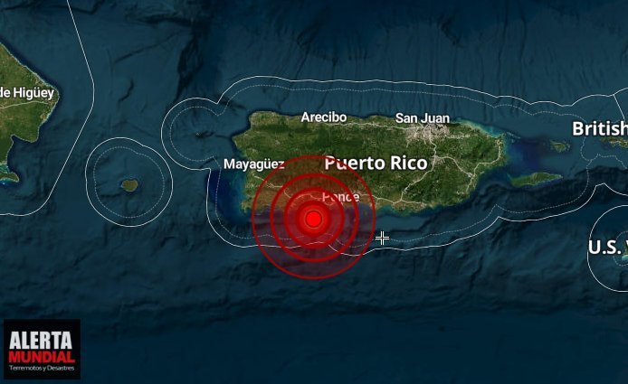 Un fuerte sismo obliga a desalojar Escuelas en el Suroeste de Puerto Rico