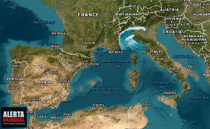 El mar se sale como tsunami en Italia la tormenta sorprende a turistas y vecinos en Portofino