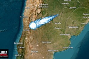 Meteorito avistado en los cielos de Santiago de Chile esta madrugada